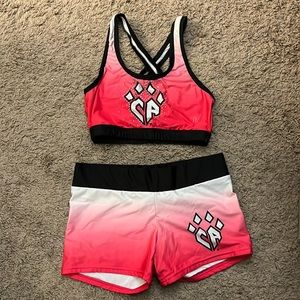 Cheer Athletics practice wear set